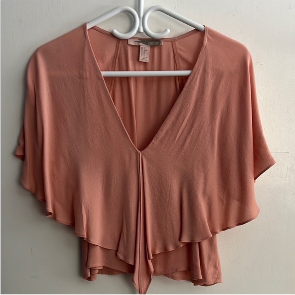 Forever 21 | Women’s Size XS Elegant Peach Blouse